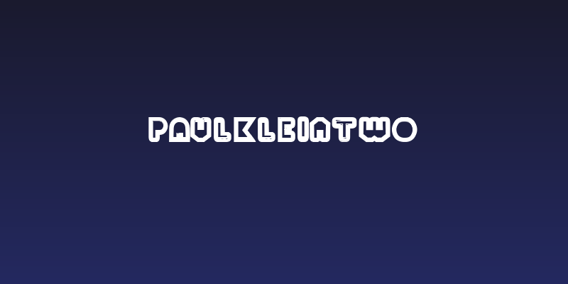 PaulKleinTwo Social Header