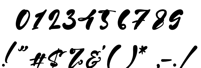 PaulNora Font OTHER CHARS