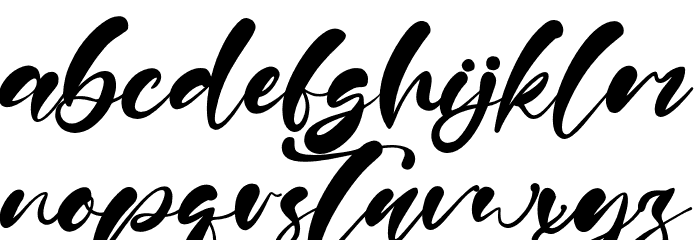 PaulNora Font LOWERCASE