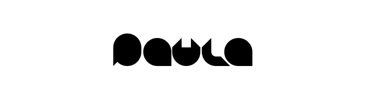 Paula  フリーフォントのダウンロード