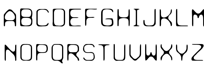 Paulchen Light Font LOWERCASE