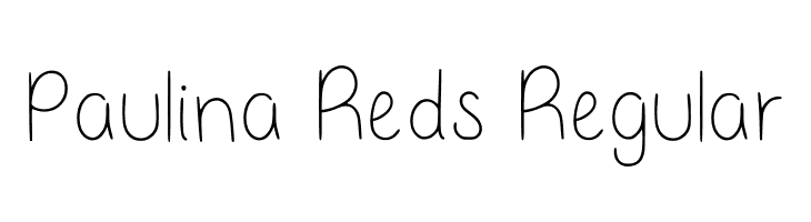 Paulina Reds Regular  baixar fontes gratis