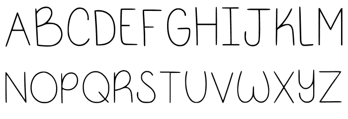 Paulina Reds Regular Font UPPERCASE