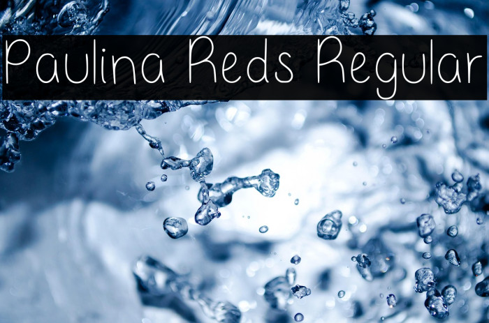 Paulina Reds Regular Example 2