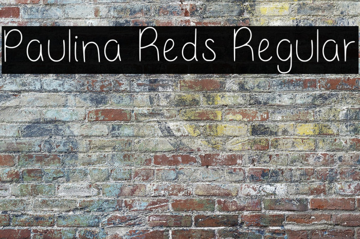 Paulina Reds Regular Example 3