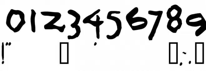 Paulistana 1922 Regular フォント その他の文字