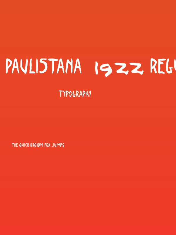 Paulistana 1922 Regular Poster