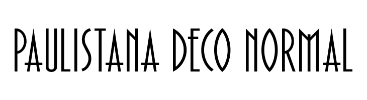 Paulistana Deco Normal Font