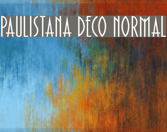 Paulistana Deco Normal Font examples