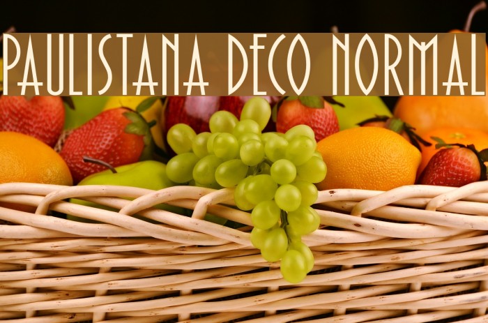 Paulistana Deco Normal Font examples