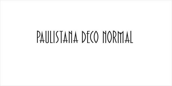 Paulistana Deco Normal Logo