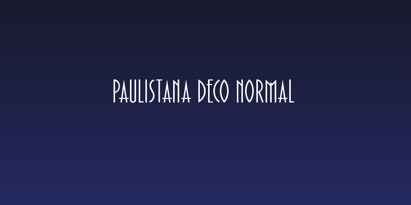Paulistana Deco Normal Social Header