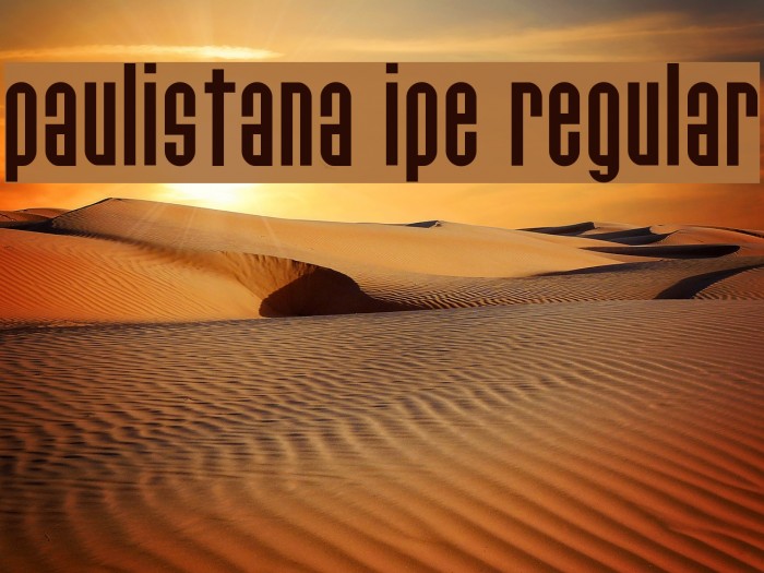 Paulistana Ipe Regular Example 3