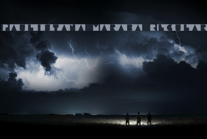Paulistana Maraba Regular Font examples