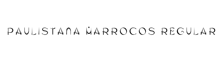 Paulistana Marrocos Regular  Free Fonts Download
