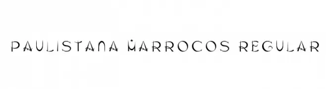 Paulistana Marrocos Regular  Frei Schriftart Herunterladen