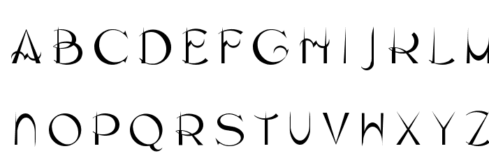 Paulistana Marrocos Regular Font LOWERCASE