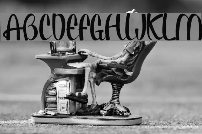 Paulo Pacito - Schriftart examples