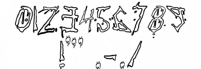 Pauls Bloody Font Font OTHER CHARS