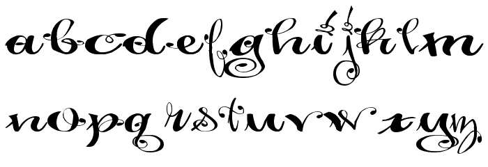 Pauls California Solid Font LOWERCASE