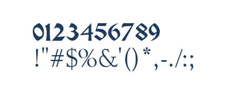 Pauls Celtic Font 1 Other Characters