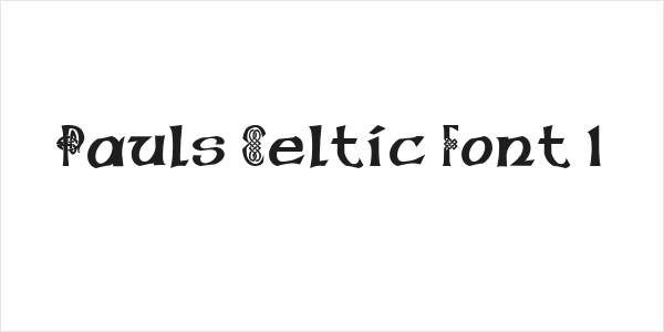 Pauls Celtic Font 1 Logo