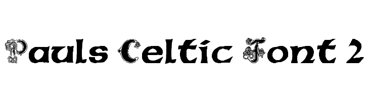 Pauls Celtic Font 2  font caratteri gratis