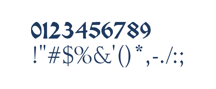 Pauls Celtic Font 2 Other Characters