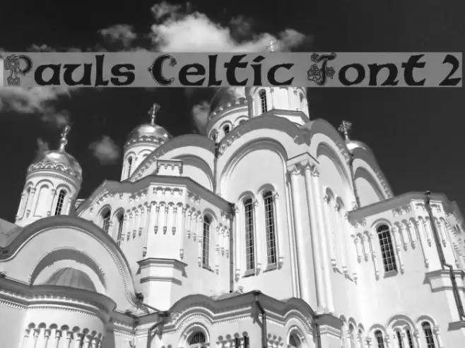 Pauls Celtic Font 2 Font examples