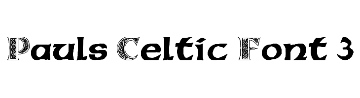 Pauls Celtic Font 3 Font