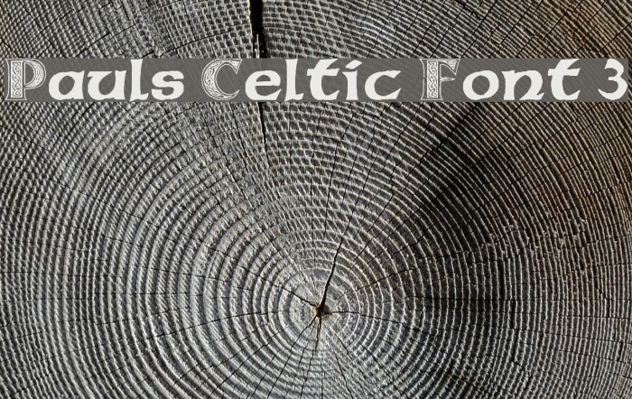Pauls Celtic Font 3 Font examples