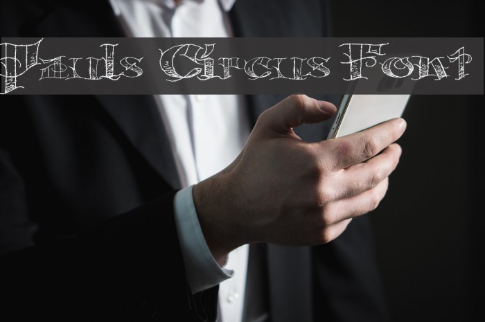 Pauls Circus Font Font examples
