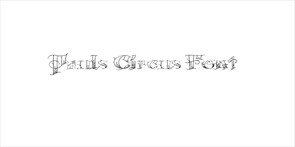 Pauls Circus Font Logo