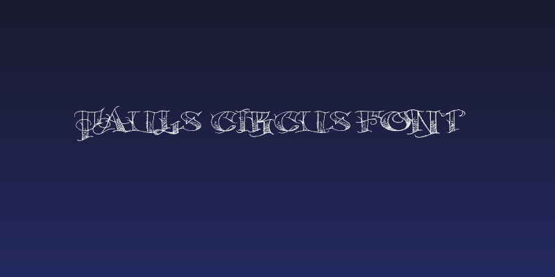 Pauls Circus Font Social Header