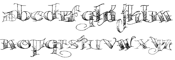Pauls Circus Font Font LOWERCASE
