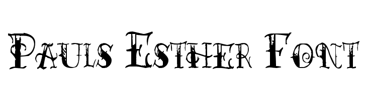Pauls Esther Font Font