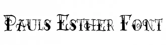 Pauls Esther Font  免费字体下载