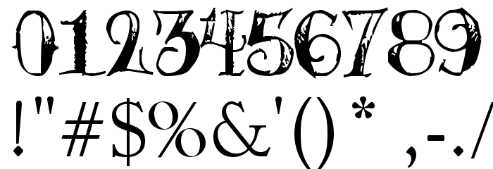 Pauls Esther Font フォント その他の文字