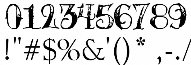 Pauls Esther Font フォント その他の文字