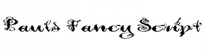 Pauls Fancy Script  免费字体下载