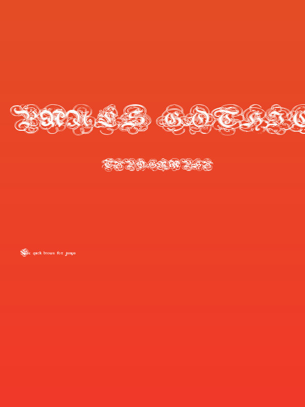 Pauls Gothic Curls Poster