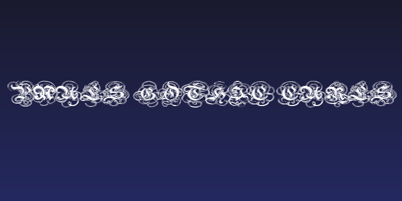 Pauls Gothic Curls Social Header