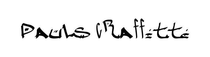 Pauls Graffitti  フリーフォントのダウンロード