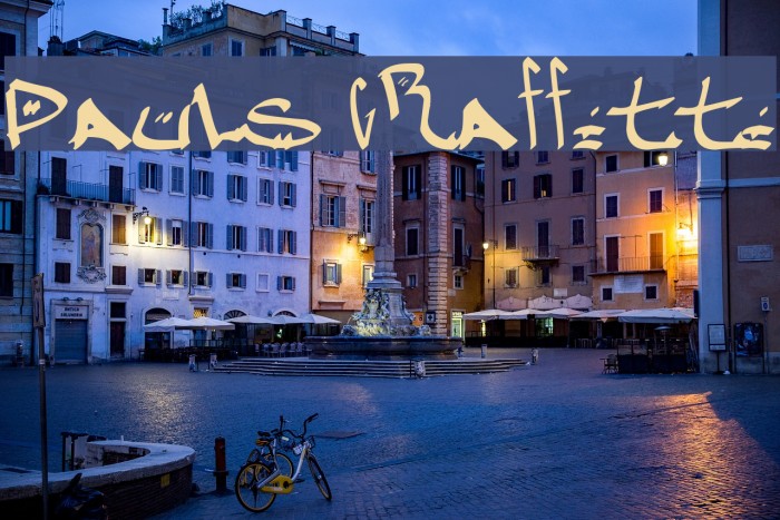 Pauls Graffitti Font examples