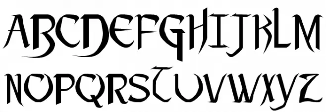 Pauls Heartless Font Polices MAJUSCULES