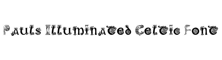 Pauls Illuminated Celtic Font  Descarca Fonturi Gratis