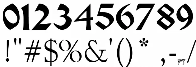 Pauls Illuminated Celtic Font フォント その他の文字