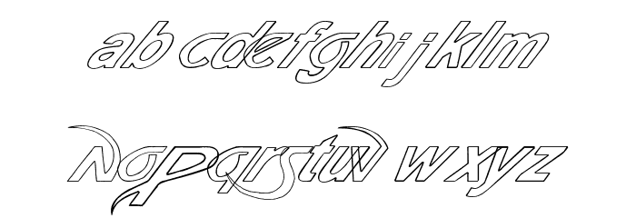 Pauls Poison Font Italic Font LOWERCASE