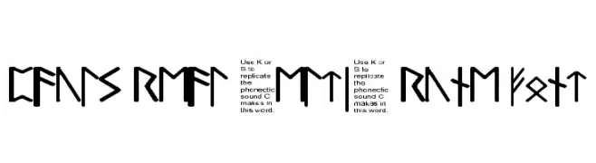 Pauls Real Celtic Rune Font  font caratteri gratis
