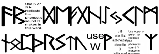 Pauls Real Celtic Rune Font خط أحرف كبيرة